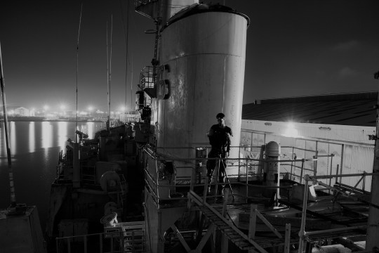Urban Explorer Aboard Derelict Frigate by Tom Blackwell CC A N$ 1